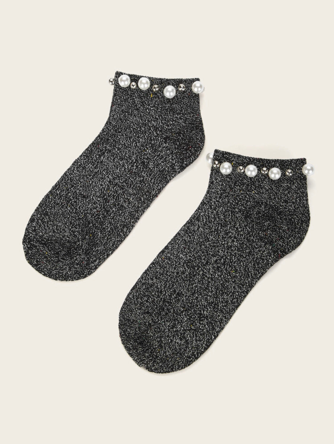 Faux Pearl Ankle Socks - Savvy Selections Boutique